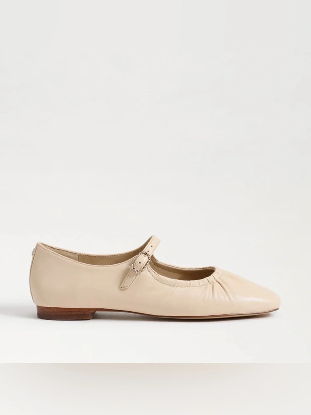 Sam Edelman Micah Mary Jane Cream Neutral Ballet Flats